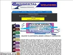 Sites similar to continentalbinder.com