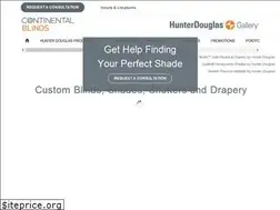 Sites similar to continentalblinds.com