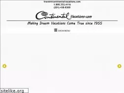 Sites similar to continentalvacations.com