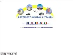 Sites similar to continentholiday.net