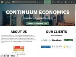 Sites similar to continuumeconomics.com