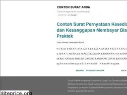Sites similar to contohsuratanda.blogspot.com