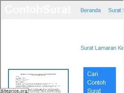 Sites similar to contohsuratmu.com