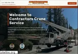 Sites similar to contractorscrane.com
