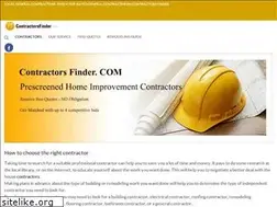 Sites similar to contractorsfinder.com