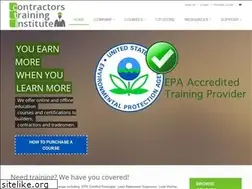 Sites similar to contractorstraininginstitute.com