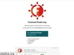 Sites similar to contrast-finder.org