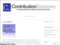 Sites similar to contributioneconomy.net