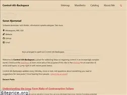 Sites similar to controlaltbackspace.org