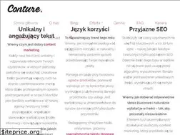 Sites similar to conture.pl