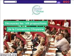 Sites similar to conventioncitoyennepourleclimat.fr