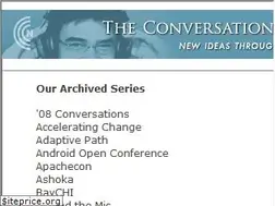 Sites similar to conversationsnetwork.org