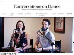 Sites similar to conversationsondancepod.com