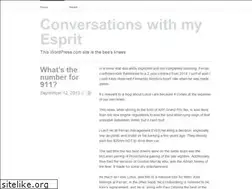Sites similar to conversationswithmyesprit.com
