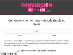 Sites similar to conversionclenml.com