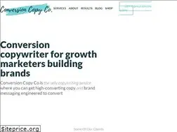 Sites similar to conversioncopyco.com