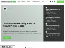 Sites similar to conversionskitchen.com