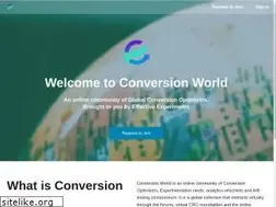 Sites similar to conversionworld.co