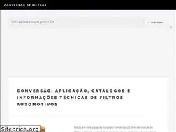 Sites similar to conversordefiltros.com.br