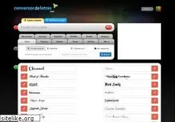 Sites similar to conversordeletras.com