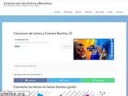 Sites similar to conversordeletrasbonitas.com
