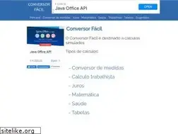 Sites similar to conversorfacil.com.br