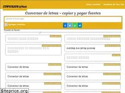 Sites similar to conversorletras.org