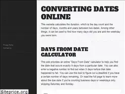 Sites similar to convert-dates.com