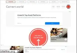 Sites similar to convert.world