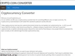 Sites similar to convertcryptocoins.com
