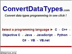 Sites similar to convertdatatypes.com