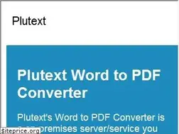 Sites similar to converter-eval.plutext.com