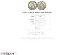 Sites similar to convertisseur-monnaie-ancienne.fr