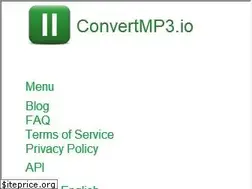 Sites similar to convertmp3.io