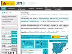 Sites similar to convocatoria.fecyt.es
