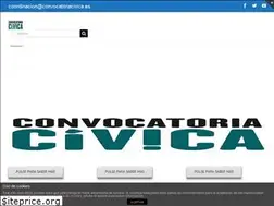 Sites similar to convocatoriacivica.es