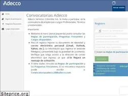 Sites similar to convocatoriasadecco2018.com.co