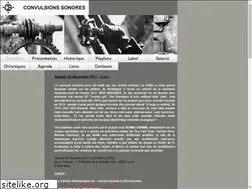 Sites similar to convulsions-sonores.info