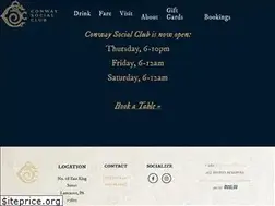 Sites similar to conwaysocialclub.com