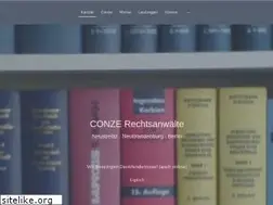 Sites similar to conze-rechtsanwaelte.de