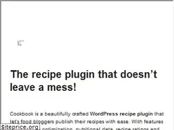 Sites similar to cookbookplugin.com