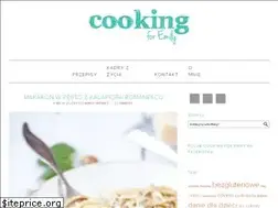 Sites similar to cookingforemily.pl