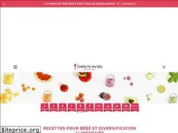 Sites similar to cookingformybaby.com