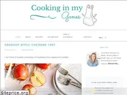 Sites similar to cookinginmygenes.com