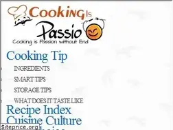 Sites similar to cookingispassio.com