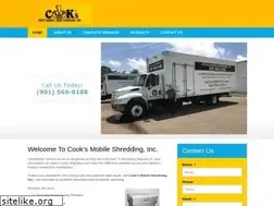 Sites similar to cooksmobileshred.com