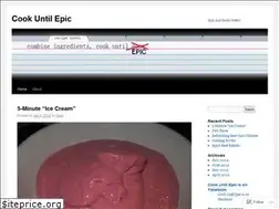 Sites similar to cookuntilepic.wordpress.com