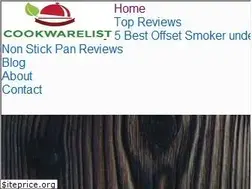 Sites similar to cookwarelist.com