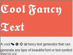 Sites similar to coolfancytext.com