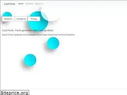 Sites similar to coolfonts.website